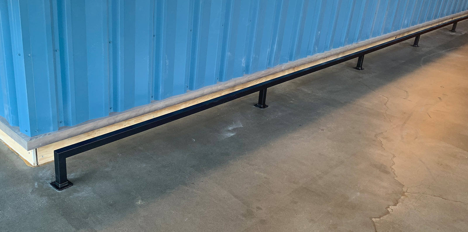 Oil Rubbed Bronze Foot Rail - Blue Point Brewery, Blue Point, NY
