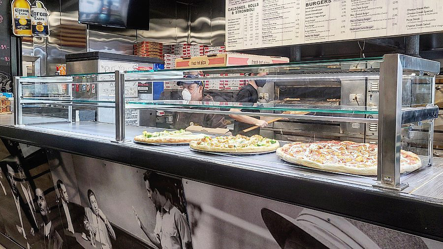 Satin Stainless Food Shield | Brother Bruno's Pizzeria & Restaurant - Washingtonville, NY