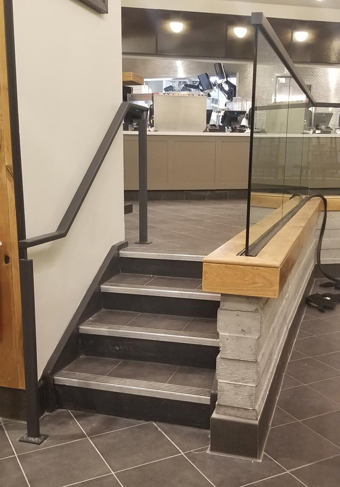 Glass Partitions & Railings - Chick-fil-A,  Brooklyn, NY
