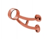Model 102 Polished Copper Bar Bracket - ESP Metal Products & Crafts