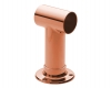 Model 128 Polished Copper Post Bracket - ESP Metal Products & Crafts