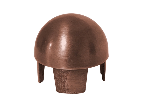 Model 730 Antique Copper Domed End Cap - ESP Metal Products & Crafts