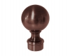Model 812 Antique Bronze Ball Top End Cap - ESP Metal Products & Crafts
