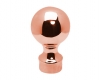 Model 812 Polished Copper Ball Top End Cap - ESP Metal Products & Crafts