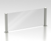 Model P221 Satin Stainless Steel Square Diamond Cap Partition Post - ESP Metal Products & Crafts