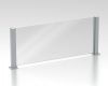 Model P221 Satin Stainless Steel Square Diamond Cap Partition Post - ESP Metal Products & Crafts