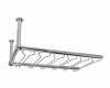 Model OHGR Satin Stainless Steel  Overhead Bar Glass Rack Add-On Unit - ESP Metal Products & Crafts