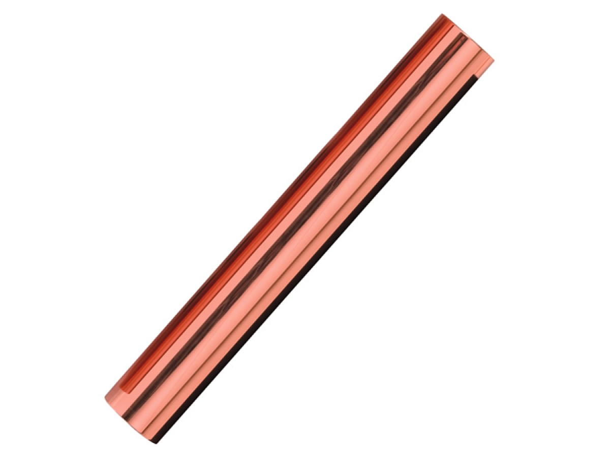 4’ Polished Copper Bar Foot Rail Tubing ESP Metal Products & Crafts