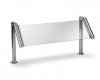 Model S202A Polished Stainless Steel Self-Service Food Shield Posts - ESP Metal Products & Crafts