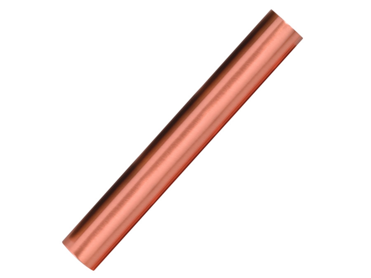 8’ Satin Copper Bar Foot Rail Tubing ESP Metal Products & Crafts