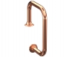 Model W905 Polished Copper Service Bar Rail - ESP Metal Products & Crafts