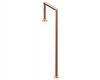 Model W906 Polished Copper Floor-Mounted Service Bar Rail - ESP Metal Products & Crafts