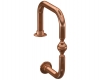Model W948 Antique Copper Ball In Center Service Bar Rail - ESP Metal Products & Crafts