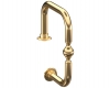 Model W948 Coated Polished Brass Ball In Center Service Bar Rail - ESP Metal Products & Crafts