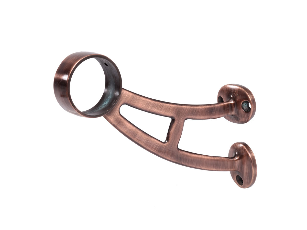 Model 102 Antique Copper Bar Bracket ESP Metal Products & Crafts