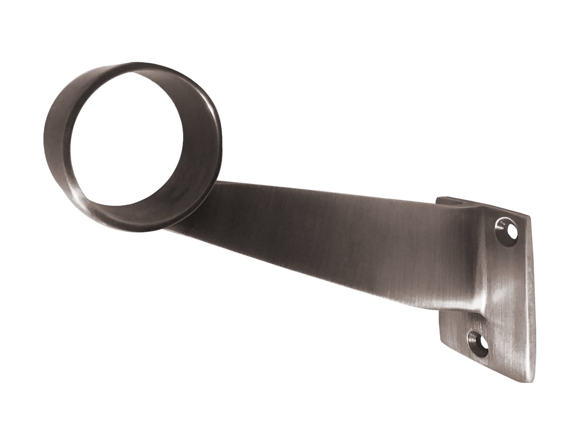 Model 109 Antique Nickel Contemporary Bar Bracket ESP Metal Products