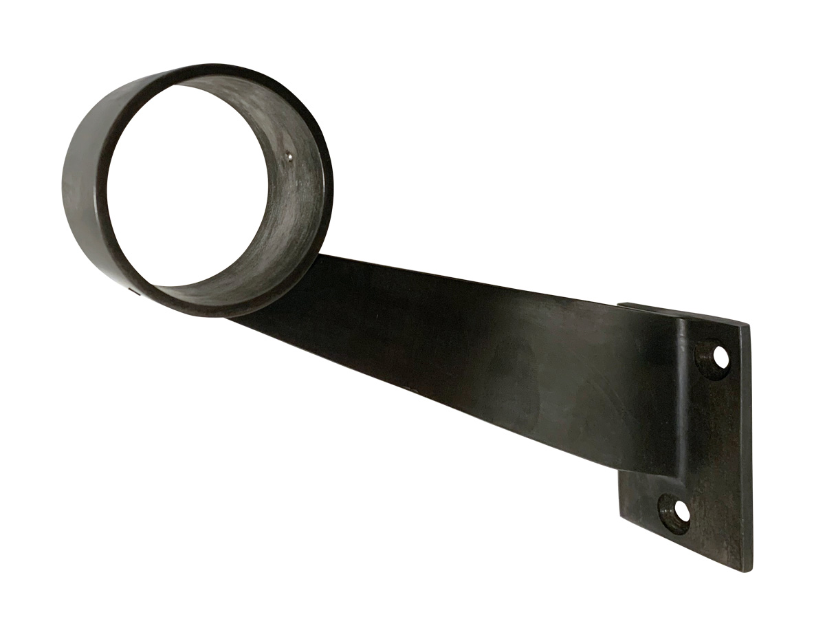 Model 109 Blackened Stainless Steel Contemporary Bar Bracket ESP