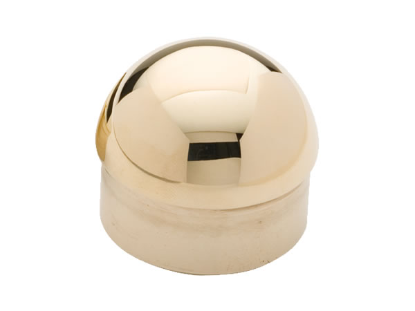 Model 730 Coated Polished Brass Domed End Cap - ESP Metal Products & Crafts